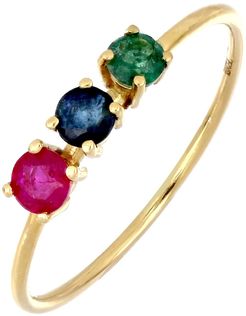 Bony Levy 18K Gold Mixed Color Triple Stone Ring at Nordstrom Rack