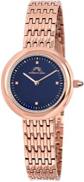 Porsamo Bleu Women's Florentina Diamond Bracelet Watch, 32mm - 0.02 ctw at Nordstrom Rack
