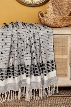 Parkland Collection Percy  Eclectic Grey 52" x 67" Woven Handloom Throw at Nordstrom Rack