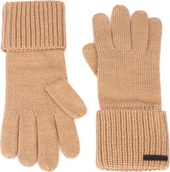 Cuffed Knit Gloves