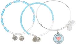 Alex and Ani I Love You Mom Expandable Wire Bracelet - Set of 3 at Nordstrom Rack