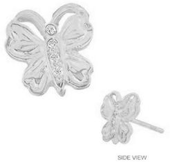 Diamond Icon Butterfly Earring