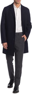 Cole Haan Felted Notch Lapel Overcoat at Nordstrom Rack
