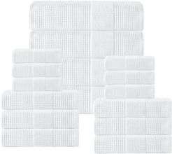 ENCHANTE HOME Ria Turkish Cotton 16-Piece Towel Set - White at Nordstrom Rack