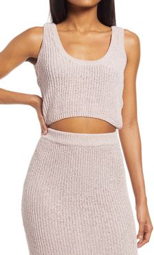 Nettie Crop Chenille Sweater Tank