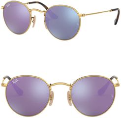 Ray-Ban Phantos Icons 47mm Round Sunglasses at Nordstrom Rack
