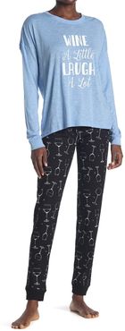 COZY ZOE Printed Shirt & Pants 2-Piece Pajama Set at Nordstrom Rack