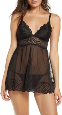 Sarah Lace Babydoll Chemise