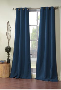 Duck River Textile Steyna Solid Blackout Curtain Set - Apache Blue at Nordstrom Rack