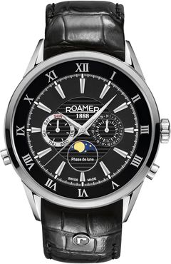 Roamer Men's Superior Moonphase 3-Hand Day Date Watch at Nordstrom Rack