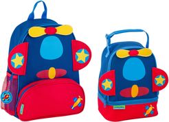 Boy's Stephen Joseph Shark Sidekick Backpack & Lunch Pal - Blue