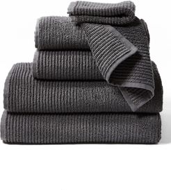 Temescal 6-Piece Organic Cotton Bath Towel, Hand Towel & Washcloth Set