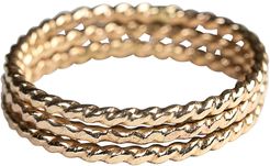3-Pack Twisted Stacking Rings