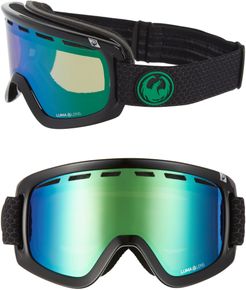 D1 Otg Snow Goggles With Bonus Lens - Split/ Grnion Amber