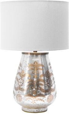 nuLOOM Silver Glass Rio 24" Cotton Shade Table Lamp at Nordstrom Rack