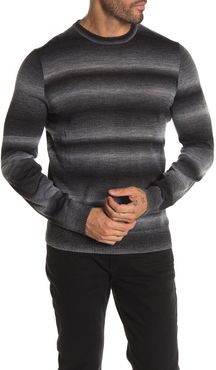 Thomas Dean Crew Neck Ombre Wool Blend Sweater at Nordstrom Rack