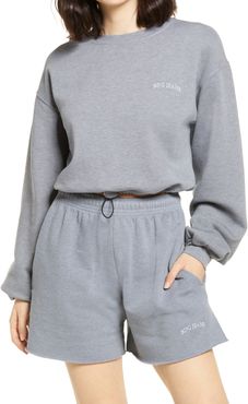 Bubble Hem Sweat Top