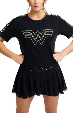 Wonder Woman Rhinestone Embellished T-Shirt