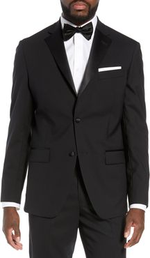 Trim Fit Stretch Wool Dinner Jacket