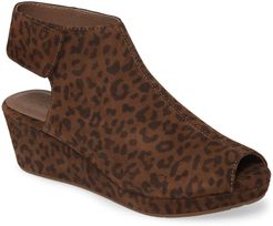 Chocolate Blu Yessi Platform Wedge Sandal