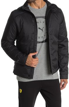 PUMA Insulated Zip Front Racing Jacket at Nordstrom Rack
