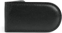 Leather Money Clip - Black