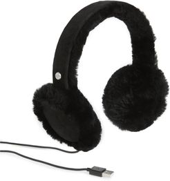 UGG Collection Genuine Shearling Bluetooth Earmuffs - Black