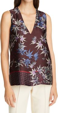 Balthazar B Print Sleeveless Blouse