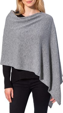 AMICALE Cashmere Solid Knit Poncho at Nordstrom Rack