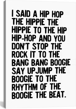 Rappers Delight By Honeymoon Hotel Giclee Print Canvas Art