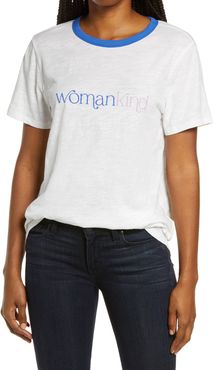 Ban. do Womankind Graphic Ringer Tee