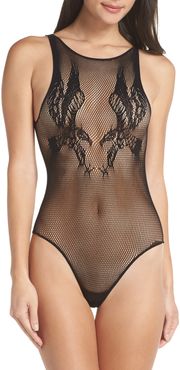 Sleeveless Fishnet Bodysuit