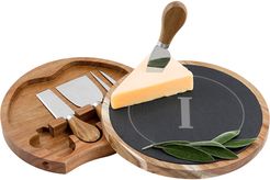 Monogram 5-Piece Cheese Board & Utensil Set