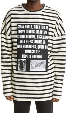 Archive Redux Ss '02 Stripe Oversize Wool Sweater