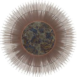 Willow Row Glam Iron Bronze Mosaic Radial Wall Decor at Nordstrom Rack