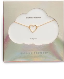 Smile Dream Love Open Heart Necklace