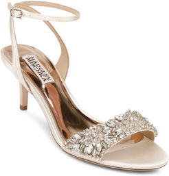 Badgley Mischka Richelle Embellished Ankle Strap Sandal