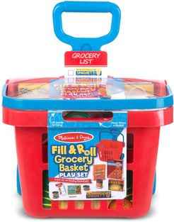 Toddler Melissa & Doug Fill & Roll Grocery Basket Play Set