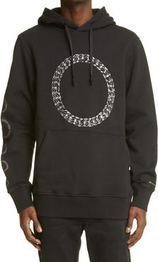 Cube Chain Graphic Hoodie