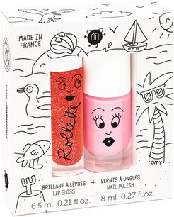 Water-Based Nail Polish Set - Red/ Pink