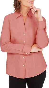 Foxcroft Lauren Non-Iron Button-Up Shirt