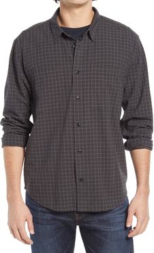 Mini Windowpane Plaid Easy Shirt