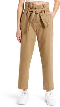 Paperbag Waist Tapered Pants