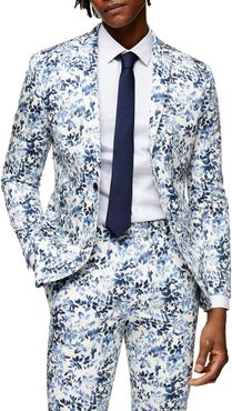 TOPMAN Floral Skinny Fit Suit Blazer at Nordstrom Rack