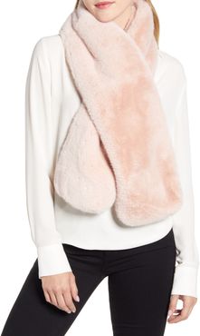 UGG Faux Fur Pull Through Scarf