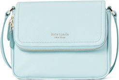 Run Around Large Flap Crossbody Bag - Blue