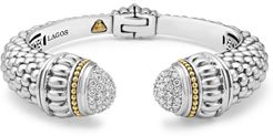 LAGOS Sterling Silver & 18K Gold Pave Diamond Bracelet - 1.63 CTW at Nordstrom Rack