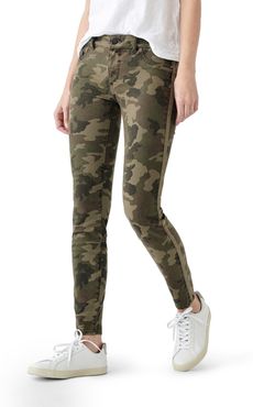 Dl1961 Florence Camo Mid Rise Skinny Jeans