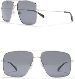 Givenchy 61mm Square Aviator Sunglasses at Nordstrom Rack