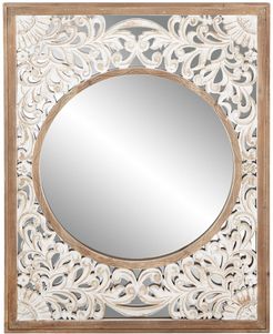 Willow Row Contemporary 42" x 32" Rectangular Wooden Framed Wall Mirror at Nordstrom Rack